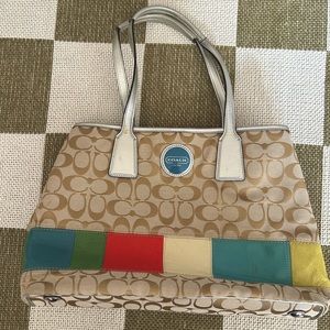 Vintage coach Y2K tote bag
